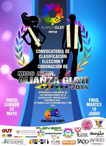 Miss trans ecuador para el orgullo guayaquil 2014