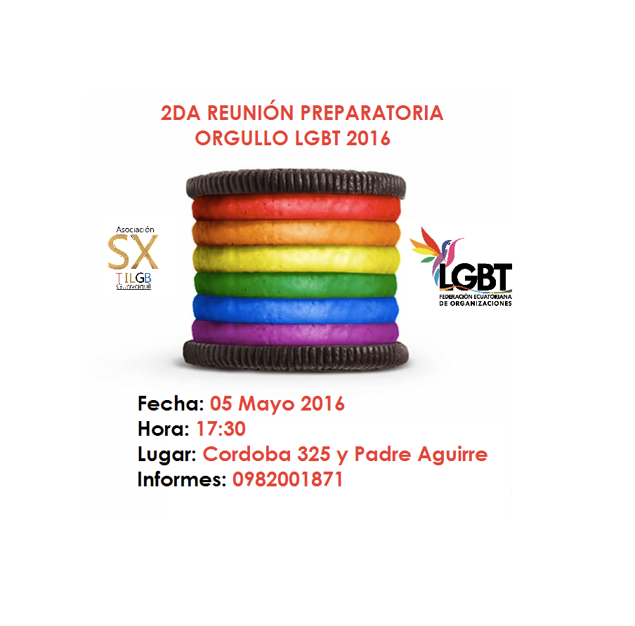 Orgullo Guayaquil - Gay Pride Guayaquil - Ecuador - Reunión Preparatorio Orgullo y Diversidad Sexual 2016