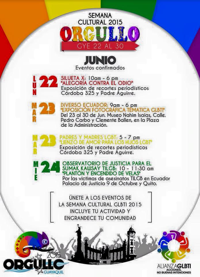 Semana cultural Orgullo Guayaquil 2015